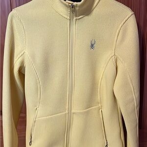 Spyder Women's Sunny Yellow Ribbed Jacket